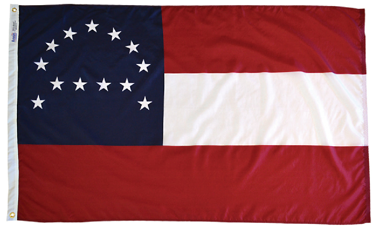 General Lee's Headquarters Flag - 3x5 Ft Printed Polyester, CSA Civil War Banner