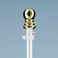 Load image into Gallery viewer, 2 Piece Spinning Flagpole w/ Ball
