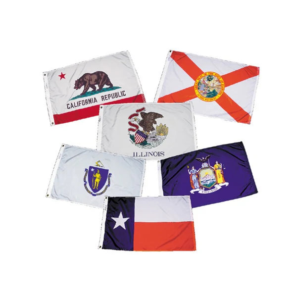 50 States Flag Set