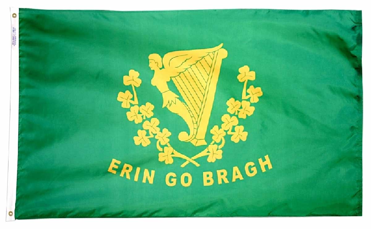 Erin-Go-Bragh (Irish Americans) Flag
