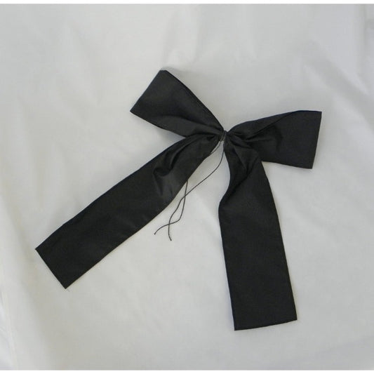 Black Nylon Mourning Bow