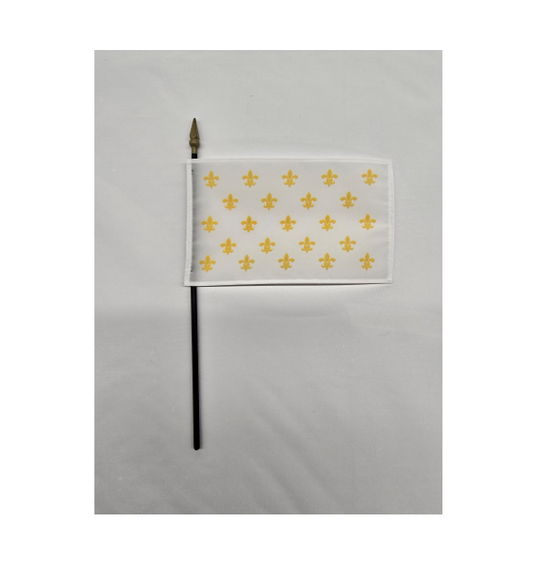 23 French Fleur-De-Lis Flag