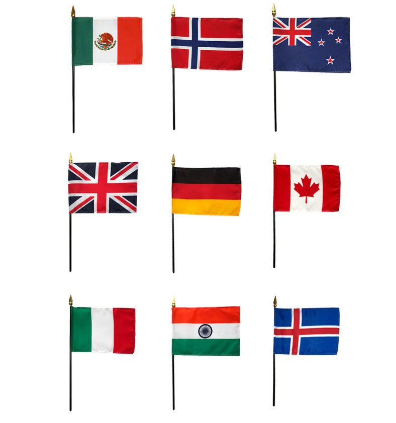 National Handheld Flags