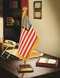Load image into Gallery viewer, Miniature US Flag Desk Set

