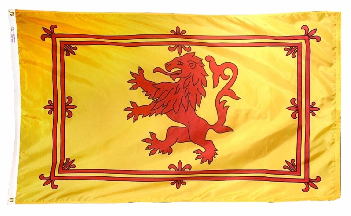 Scottish Rampant Lion Flag