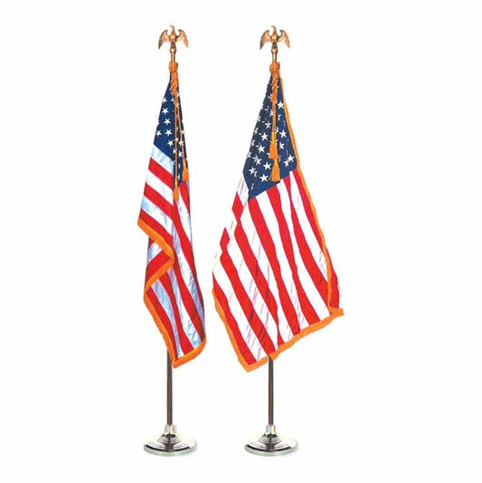 Flag Spreader for Indoor Flag Displays