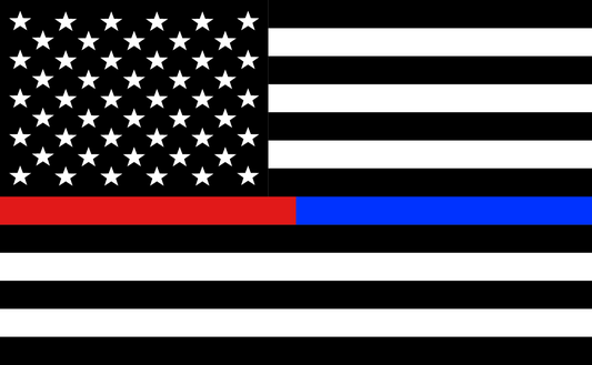 U.S. Thin Red & Blue Line Flag (Nylon)