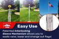 Load image into Gallery viewer, Titan Telescoping Flag Pole
