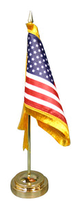 Load image into Gallery viewer, Miniature US Flag Desk Set
